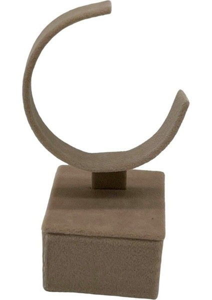 Bej Tekli Kelepçe Çekim ve Sergileme Standı, Takı Düzenleme Için Ideal