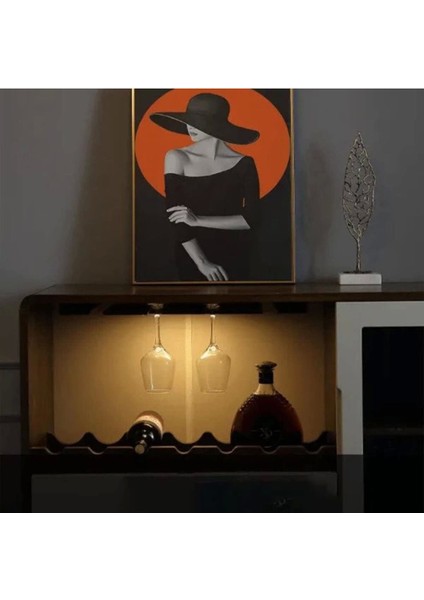 Sensörlü, Şarjlı, Mıknatıslı, Uzun Renkli LED Işık, Pratik ve Şık Aydınlatma Çözümü