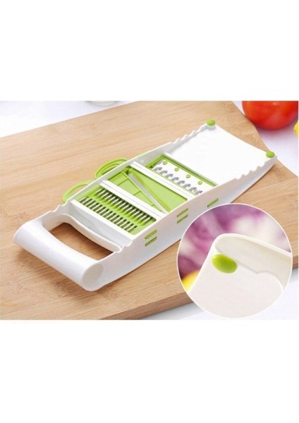 Hazneli 6 Başlıklı Pratik Rende Seti Sebze Meyve Doğrama Seti + Soyma Bıçağı Hediye modelleri