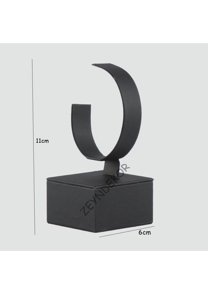 Siyah Tekli Kelepçe ve Bileklik Standı Şık ve Pratik Tasarım