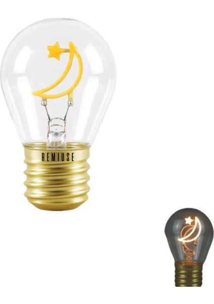 Ay Yıldız Figürlü USB Type-C LED Masaüstü Gece Lambası, Sıcak Işık fiyatları