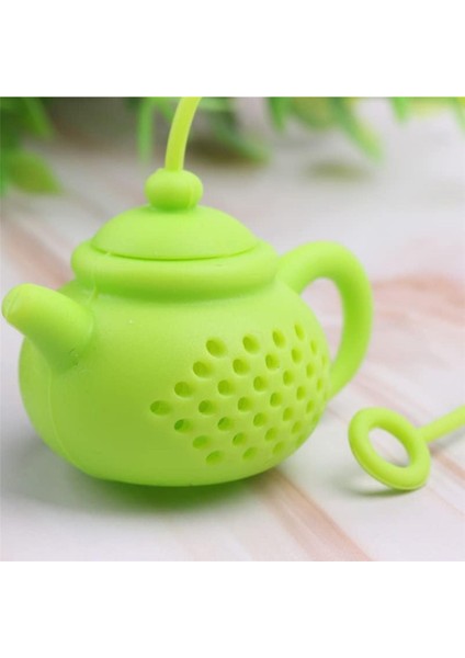 Çaydanlık Tasarımlı Çay Demleme Süzgeci Yanmaz, Erimez Süzgeç