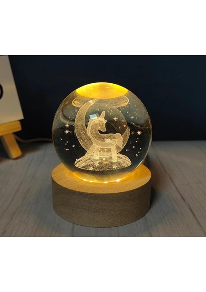 Renkli Işıklı Cam Küre Kap 6 Cm, Şık ve Dekoratif Aksesuar