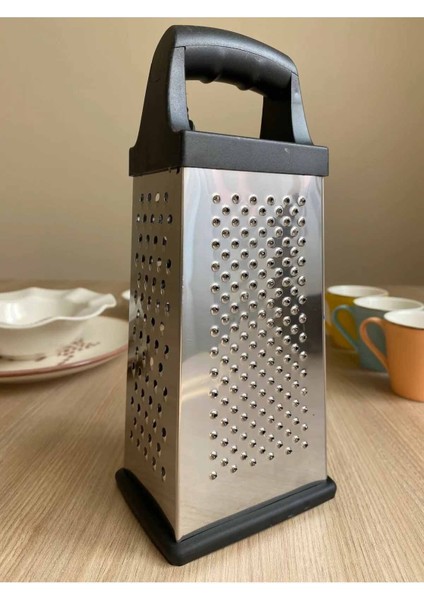 Metal Paslanmaz Çelik Rende Plastik Tabanlı Mutfak Rende