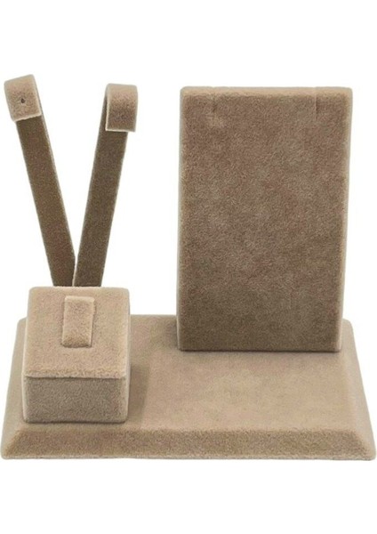 Bej Renk Mini Üçlü Takım Mankeni, 11 Cm, Şık ve Kullanışlı Tasarım