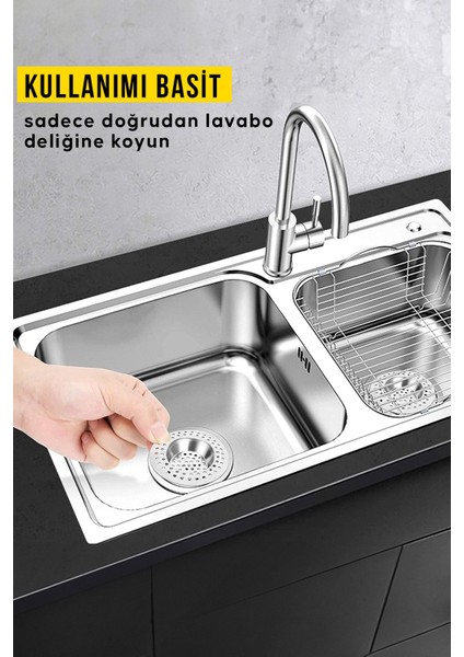 ( 2 Adet ) Mutfak Lavabo Küvet Banyo Tıkacı Ev Ofis Stüdyo Banyo Gider Tıpası Kapağı Tıkaç Süzgeç