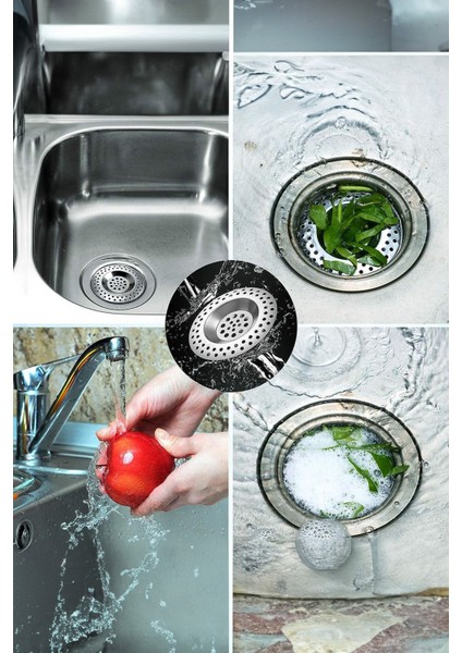 ( 2 Adet ) Mutfak Lavabo Küvet Banyo Tıkacı Ev Ofis Stüdyo Banyo Gider Tıpası Kapağı Tıkaç Süzgeç