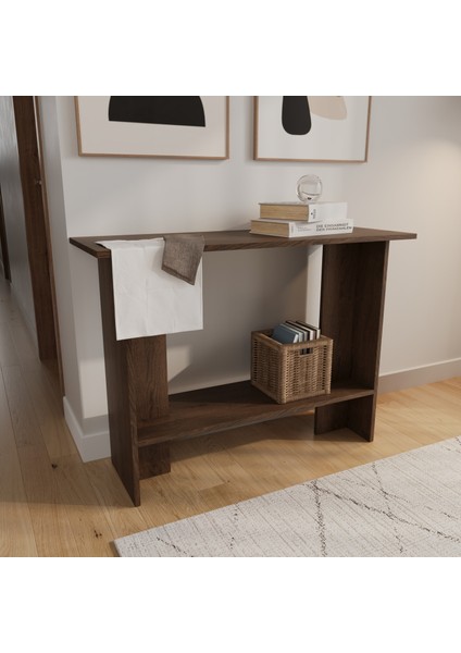 Valta Dresuar | 110 cm - Raflı Ceviz Renkli
