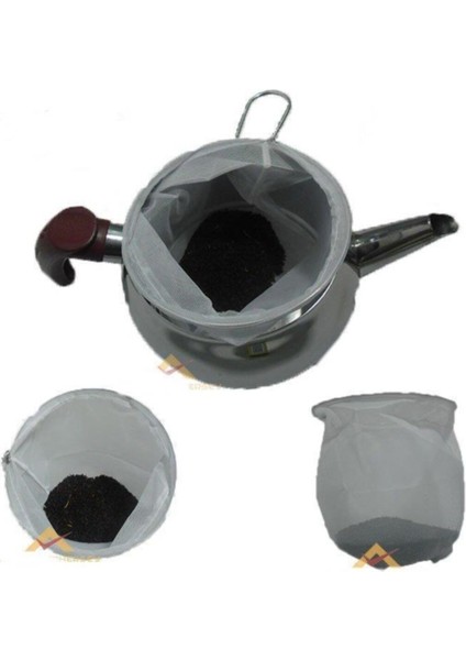 4 Adet Çaydanlık Içi Süzgeç Demlik Içi Filtreli Tül Çay Demleme Süzgeci fiyatları