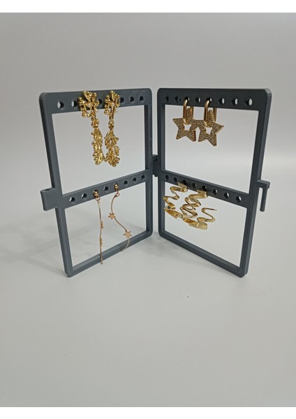Gri Çoklu Küpe Organizer Standı, Düzen ve Şıklık Için Ideal Seçenektir. fırsatları