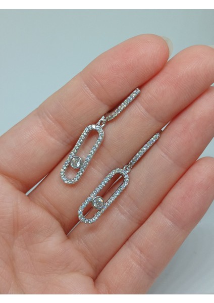 925 Ayar Gümüş Mess Halka Model Küpe – Şık ve Modern Tasarım fırsatları