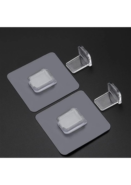 Kendinden Yapışkanlı Raf Tutucu, 5kg Kapasiteli, 10 Adet,