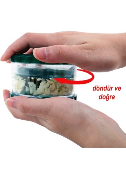 Pratik Sarımsak Ezme Doğrama Rendeleme Öğütme Aleti Aparatı