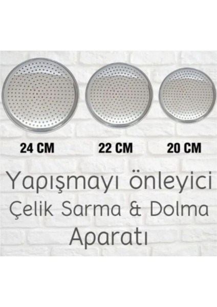 1 Adet 20CM Paslanmaz Çelik Dolma Sarma Altlığı fiyatları