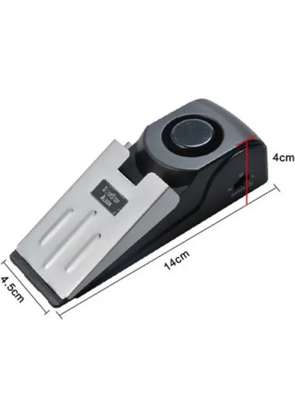 120DB Kapı Durdurma Alarmı Titreşimli, Emniyet Kama Kapı Durdurucu, Alarm Durdurucu, Engelleme Seyahat Güvenlik Uyarısı, 120DB, (1 Adet) fırsatları