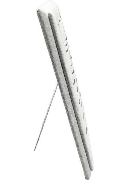 Gri Süet Kumaş Ayaklı Kolye Sergileme Standı, 20/16 Cm, Şık ve Kullanışlı Tasarım fiyatları