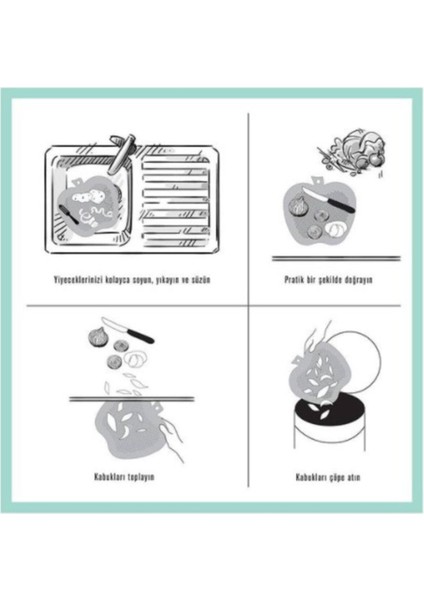 Sthe Shops Süzgeçli Kesim Panosu ( Pembe,sarı,gri) fırsatları