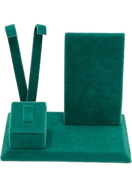 Yeşil Renkli Mini Üçlü Takım Mankeni, 11 Cm, Şık ve Kullanışlı Tasarım