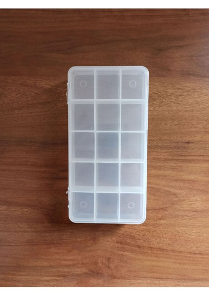 Turuncu 15 Gözlü Takı Organizer Kutu, Şık ve Kullanışlı Depolama Çözümü fırsatları