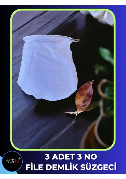 3 Adet, 3 No, Çay Süzgeci, Yağ Süzgeci, Demlik Süzgeci, Süt Süzgeci, Bitki Çayı Süzgeci, Bez Süzgeç