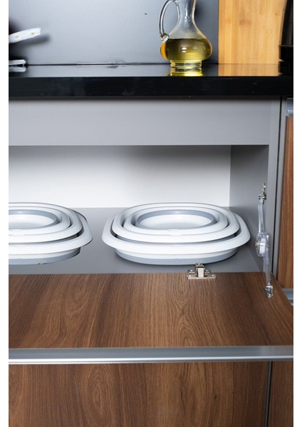 4’lü Akordiyon Katlanır Badya Leğen Süzgeç Seti modelleri