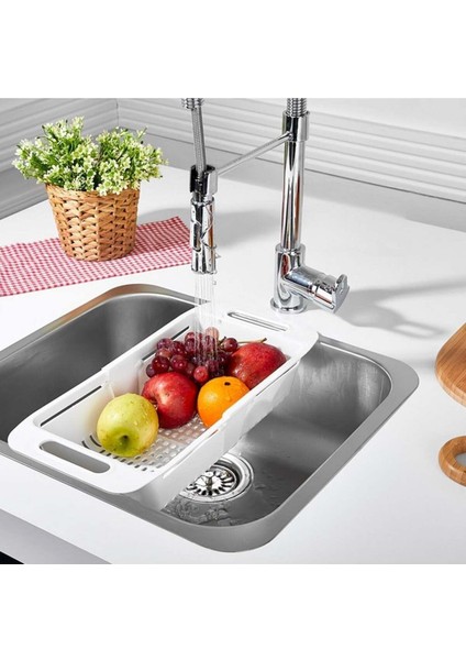 Lavabo Evye Için Yıkama Süzgeci, Ayarlanabilir Meyve Sebze Bulaşık Yıkama Süzgeci Org-11 fiyatları
