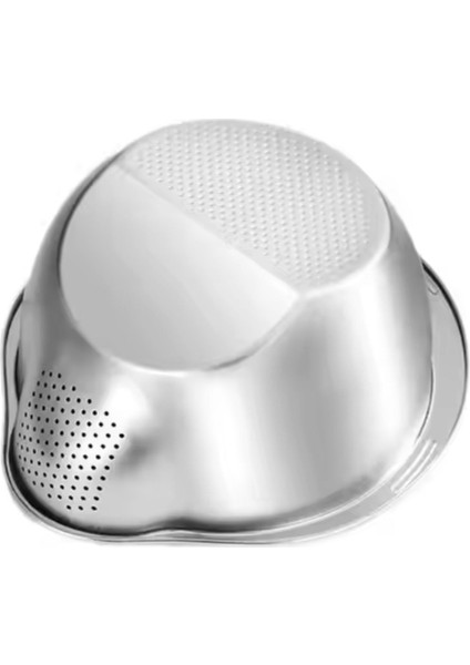 Pirinç Meyve Yıkama Için Paslanmaz Çelik Mutfak Metal Çok Amaçlı Süzgeç Kevgir Kâse