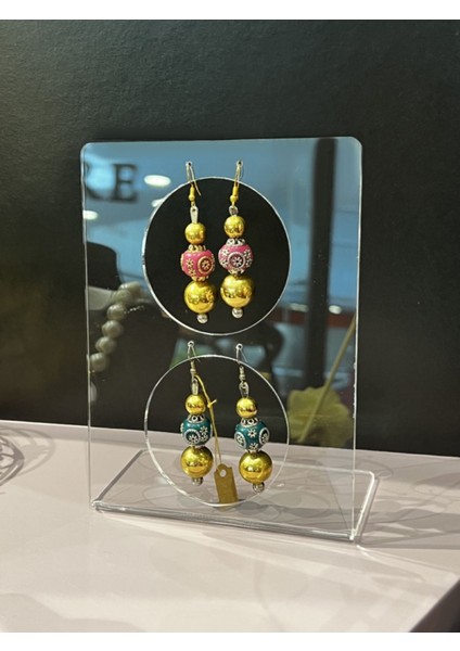 Şeffaf Sarkık Küpe Standı, Şık ve Kullanışlı Mücevher Düzenleyici modelleri