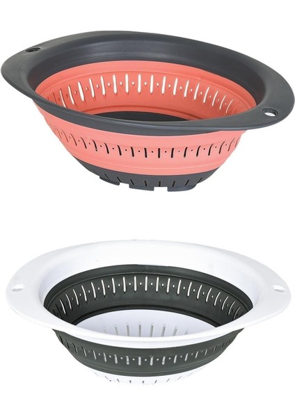 Pratik Yer Kaplamayan Katlanalabilir Yuvarlak Akordiyon Süzgeç ( E-60 ) indirimleri