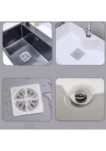 5 Adet Pratik Banyo Gider Süzgeci Saç Yakalayıcı Süzgeç Banyo Duş Gider Tıkanık Önleyici Süzgeç modelleri