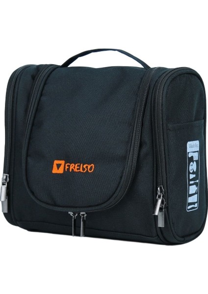 Siyah Seyahat ve Kişisel Bakım Organizer Çantası, Pratik ve Şık Tasarım