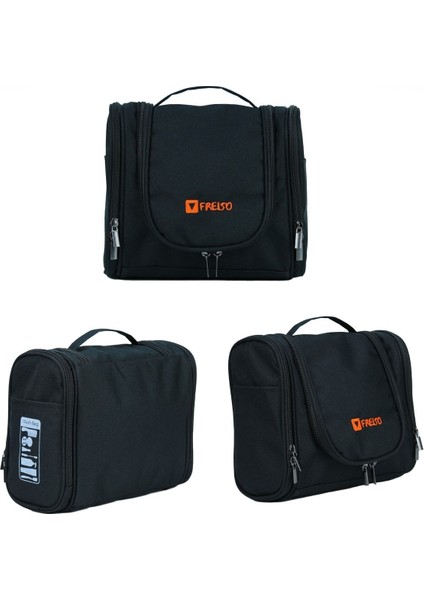 Siyah Seyahat ve Kişisel Bakım Organizer Çantası, Pratik ve Şık Tasarım fiyatları