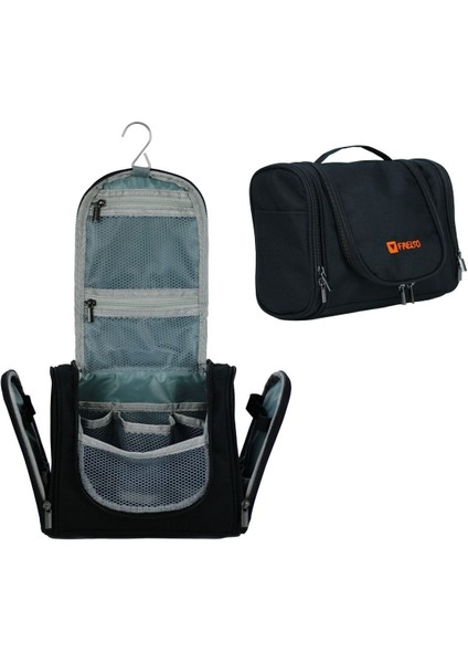 Siyah Seyahat ve Kişisel Bakım Organizer Çantası, Pratik ve Şık Tasarım indirimleri