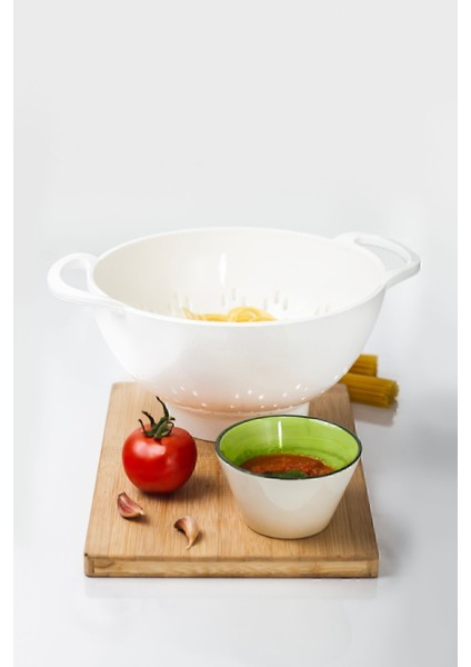 Akrilik Beyaz Makarna Süzgeçi & Sebze Meyve Süzgeçi fiyatları