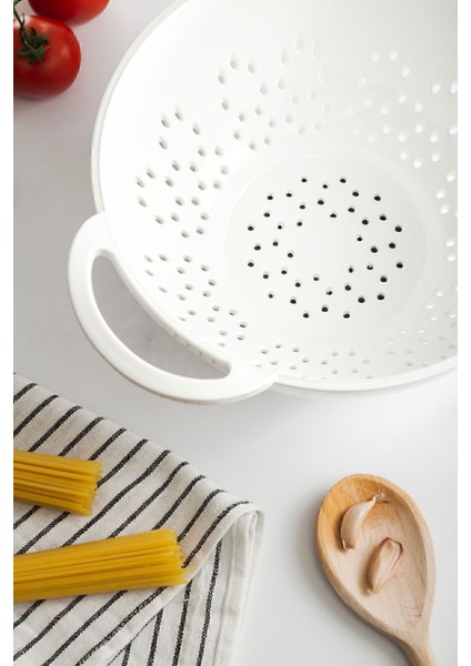 Akrilik Beyaz Makarna Süzgeçi & Sebze Meyve Süzgeçi modelleri