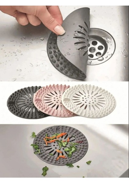 Silikon Banyo ve Mutfak Gider Kapatıcı Çöp Tutucu Lavabo Süzgeci fiyatları