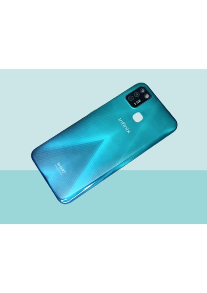 - Infinix Smart 5 Full Kasa Arka Kapak Batarya Kapağı - Yeşil