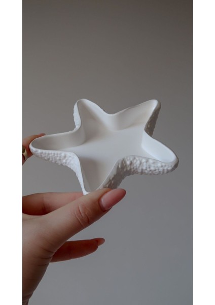 Deniz Yıldızı Temalı Dekoratif Takı ve Mumluk Tabağı, Şık ve Kullanışlı Tasarım modelleri
