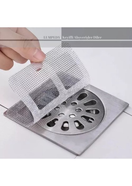 10 Adet Banyo Süzgeci Tel Süzgeç Gider Kapatıcı Pislik Tutucu modelleri