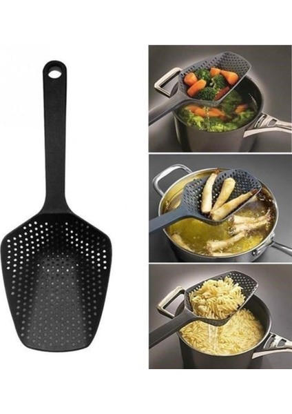 Buffer® Isıya Dayanıklı Plastik Süzgeçli Kızartma ve Sebze Haşlama Kepçesi fiyatları