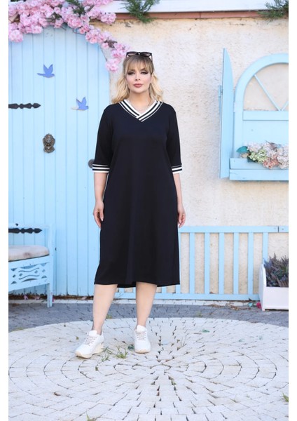 Battal Oysho Modal Kumaş Şeritli Yumuşak Dokulu 3xl 6xl