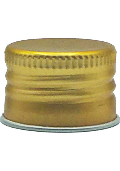 28 mm Sızdırmaz Metal Gold Kapak 25 Adet (Cold Brew Şişelerine Uygun)