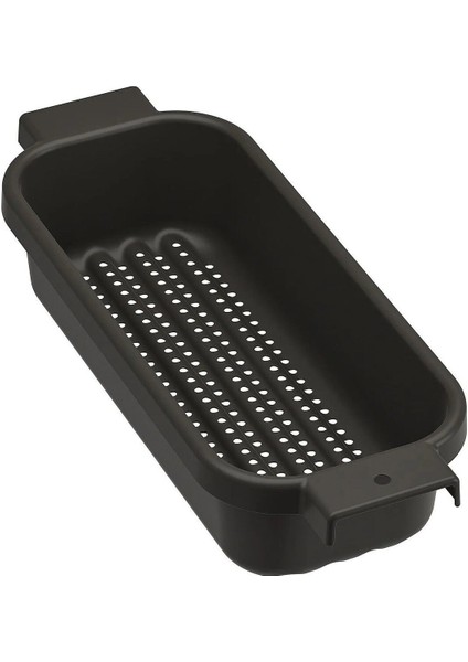 Kulplu Eviye Süzgeci Genişlik 48 cm Ikea Plastik Geniş Süzgeç Sebze Meyve Yıkama Süzgeci Siyah fiyatları
