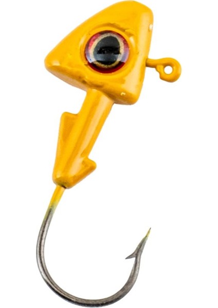 Jighead - Zoka - Kurşunlu Olta Iğnesi - (Xh-A 07) - Sarı - 6 Gr - 10 Adet