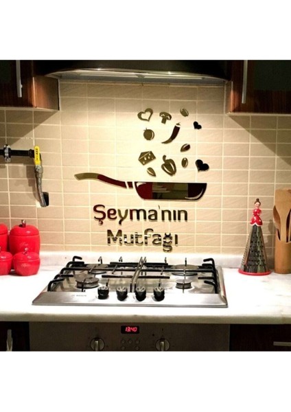 Parlak Gümüş Süs Tava Dekorasyonu, Mutfak Şıklığı Için Özel Tasarım