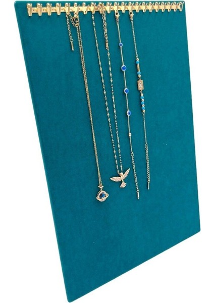 Dikey Yeşil Renkli Takı ve Tesbih Standı, Şık ve Kullanışlı Tasarım