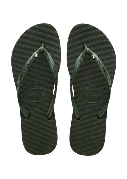 Terlik Slim Crystal Sw Iı Olive Green