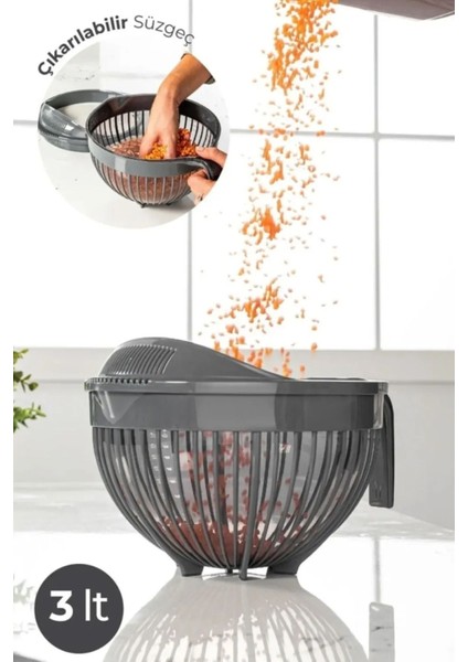 Qmix Pirinç Bakliyat Süzgeci