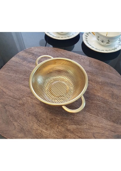 Gold Paçi-16 cm Çift Kulplu Süzgeç Küçük Gold Süzgeç modelleri