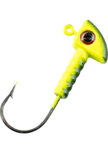 Jighead - Zoka - Kurşunlu Olta Iğnesi - (Xh-A 06) - Yeşil Siyah - 6 Gr - 5 Adet fırsatları